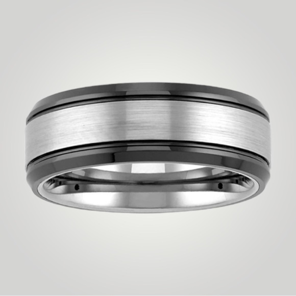 Shane Co. Men’s Titanium Ring (8mm) size 9 Comfort Fit - Picture 1 of 7